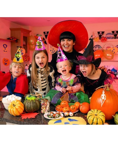 Halloween Hat Crafts Kit 12pcs Halloween DIY Party Hats Multicolor 5.5inchx 8inch $15.80 Kids' Party Hats