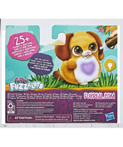 Fuzzalots Puppy Color-Change Interactive Feeding Toy Lights and Sounds Ages 4 and up $17.46 Plush Interactive Toy Figures