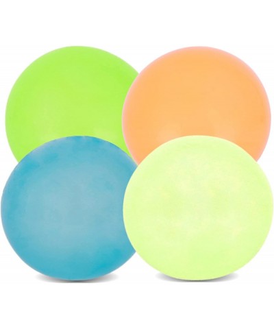 Glow in The Dark Sticky Ceiling Balls Fidget Pack Stress Relief Toys Ultra Soft Skin Friendly TPR Light Absorbing and Non Tea...