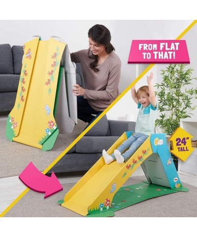 Toddler Playground Indoor Slide for Kids – Durable Eco-Friendly Foldaway Cardboard Slide (Sunny) $40.61 Play Sets & Playgroun...