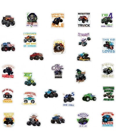 100 PCS Monster Truck Stickers for Kids Boys Teen. Cars Vinyl Decal (Stickers) Water Bottle Laptop Skateboard Computer Party ...