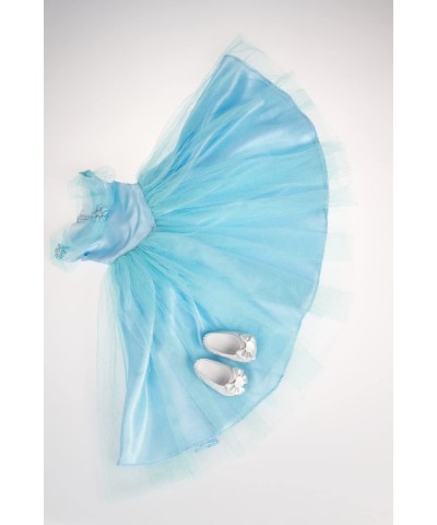 Cinderella - 3 Piece Outfit - Blue Gown Petticoat Silver Slippers - Clothes Fits 18 Inch Doll (Doll Not Included) $44.73 Doll...