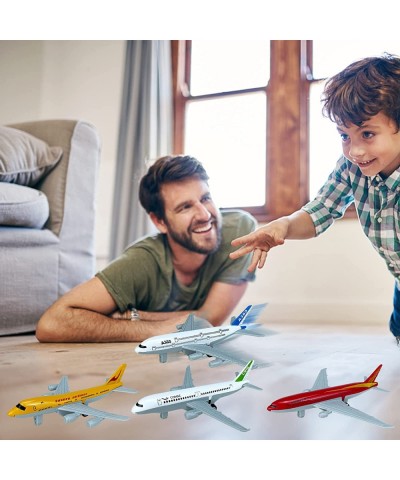 Airplane Toys Metal Airbus Pull Back Plane Toys for 3 4 5 6 Year Old Boys Girls Die Cast Aircraft Plane Jet Models Kids'Play ...