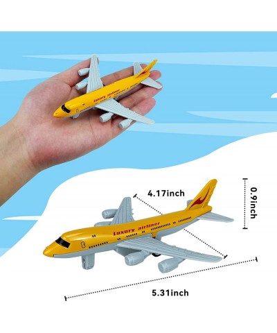 Airplane Toys Metal Airbus Pull Back Plane Toys for 3 4 5 6 Year Old Boys Girls Die Cast Aircraft Plane Jet Models Kids'Play ...