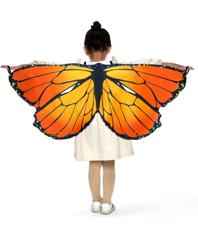 9 Pcs Kids Fairy Butterfly-Wings Costume for Toddler Girls-Child Butterfly Antenna Headband Mask for Halloween Dress Up Party...