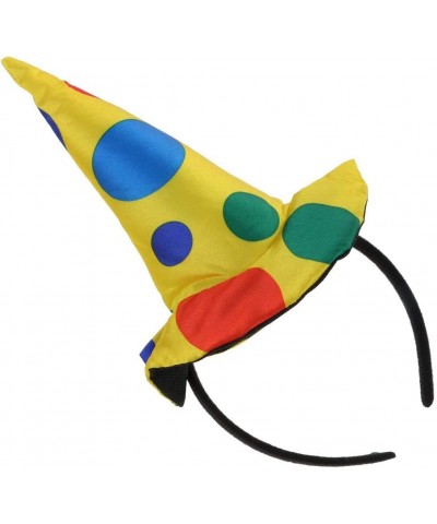 Clown Hat Headband Jumbo Polka Dots Headwear for Halloween Carnival Circus Costume Props - B $24.30 Kids' Party Hats