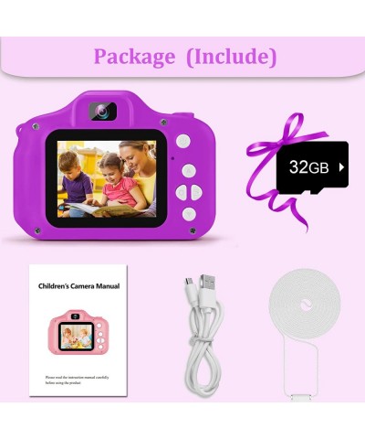 Kids Selfie Camera Children HD Digital Video Camcorder Toys for Toddler Best Christmas Birthday Gifts for Age 3-9 Boy Girls 2...