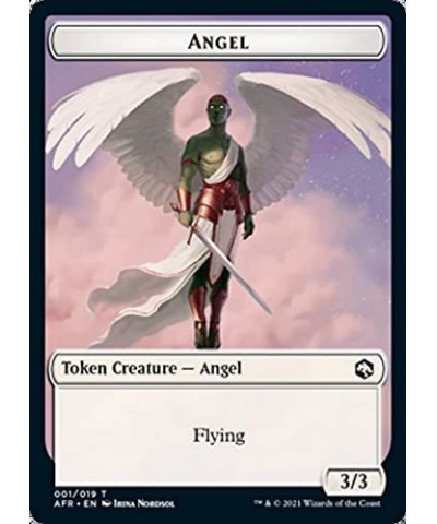 Magic: the Gathering - Angel Token (001) - Adventures in The Forgotten Realms $12.51 Trading Cards & Accessories