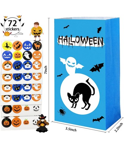 Halloween Candy Bags Party Favors-54 Packs Halloween Paper Party Bags for Trick or Treating Halloween Goodie Bags for Kids Mi...