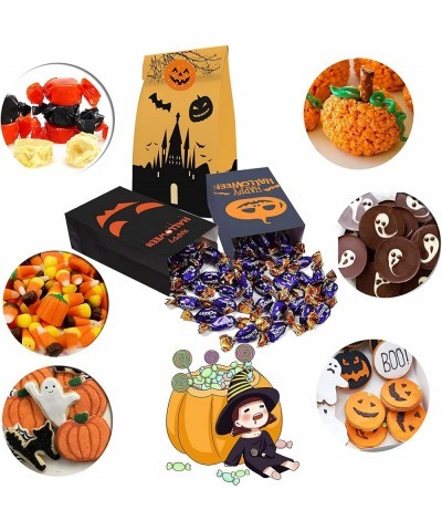 Halloween Candy Bags Party Favors-54 Packs Halloween Paper Party Bags for Trick or Treating Halloween Goodie Bags for Kids Mi...