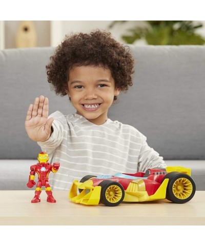 Marvel Super Hero Adventures Iron Man Speedster 5-Inch Figure and Vehicle Set Collectible Toys for Kids Ages 3 and Up $58.80 ...