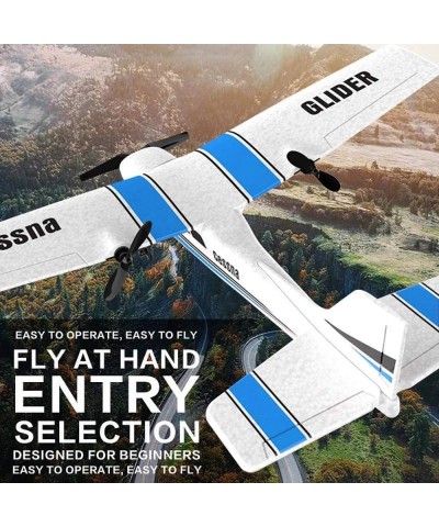 RC Plane 2 Channel Remote Control Airplane Ready to Fly RC Airplane Built in 3-Axis Gyro Easy to Fly Remote Control Plane for...