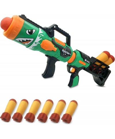 Toy Rocket Barrel Launcher-Fires Foam Rockets Includes 6 Rockets Compatible with RL Blaster- Shooting Game Toy Air Power Blas...