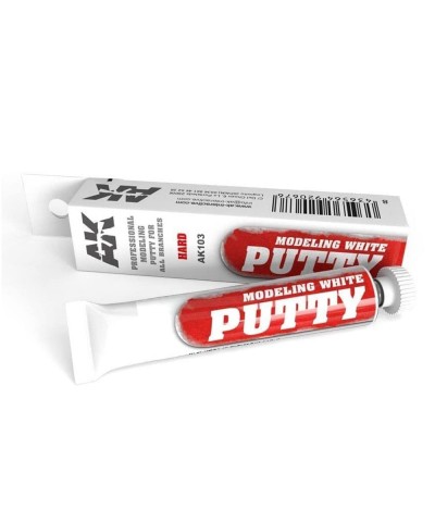 AK Interactive White Acrylic Modeling Hard Putty 20ml Tube $17.00 Game Accessories