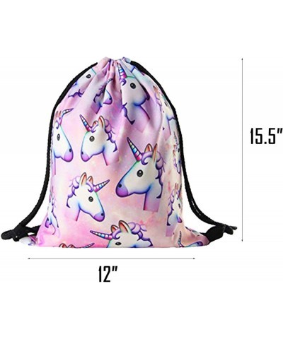 DRESHOW Unicorn Gifts for Girls Drawstring Backpack/Make Up Bag Unicorn Set Children Party $22.11 Kids' Party Favor Sets