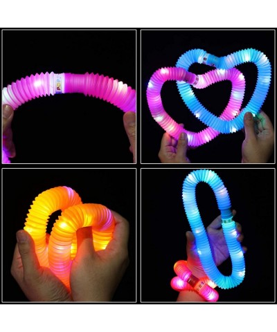 Light Up Glow Sticks Party Favors for Kids Pop Fidget Tubes Sensory Toys for Toddlers Boys Birthday Gift for Girls Goodie Bag...