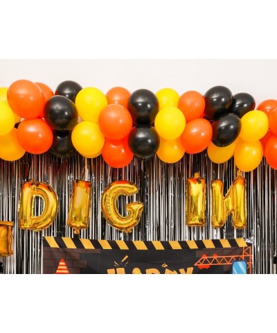 114 Pack Construction Birthday Party Supplies Dump Truck Party Decorations Kits Set with Balloons Garland kit Construction Ba...