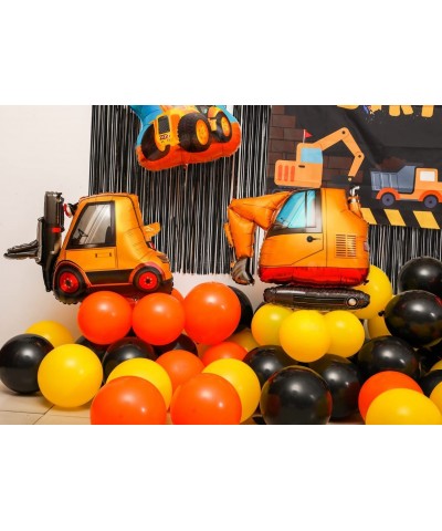 114 Pack Construction Birthday Party Supplies Dump Truck Party Decorations Kits Set with Balloons Garland kit Construction Ba...