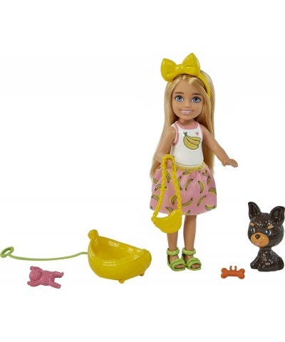 Chelsea Doll (Blonde) with Pet Puppy & Storytelling Accessories Including Pet Bed Dog Treats & More Toy for 3 Year Olds & Up ...