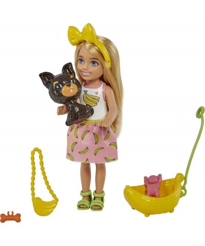 Chelsea Doll (Blonde) with Pet Puppy & Storytelling Accessories Including Pet Bed Dog Treats & More Toy for 3 Year Olds & Up ...