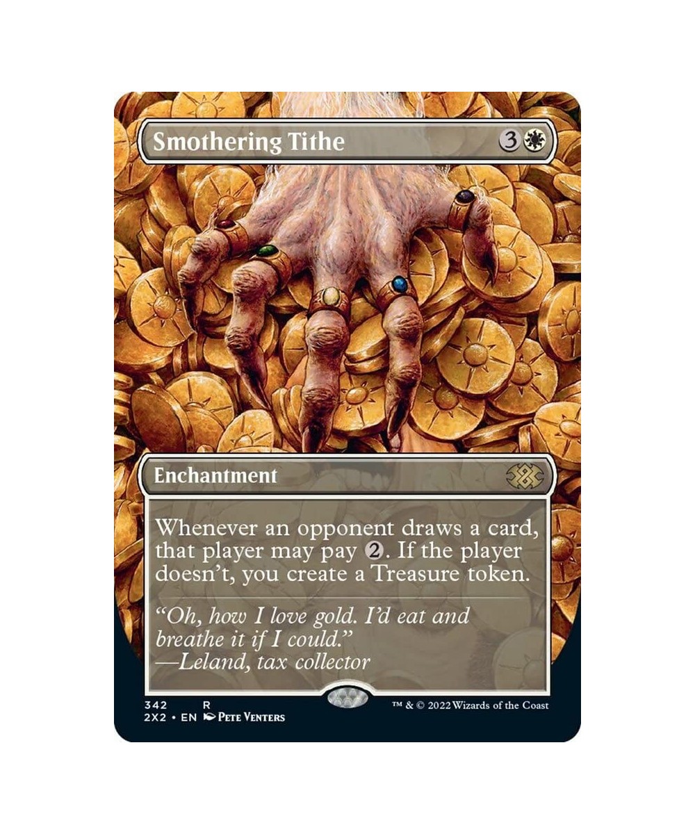 Magic: the Gathering - Smothering Tithe (342) - Borderless - Double Masters 2022 $66.02 Trading Cards & Accessories