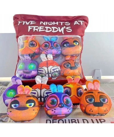 Cute Soft Plushies Stuffed Pillow Cushion with 6 Mini Doll Creative Pillow for Kids Birthday Gifts 15.8 inch $51.89 Kids' Plu...