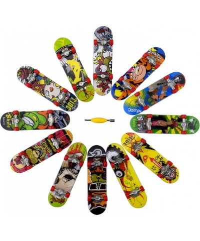 12PCS Finger Toy Skateboards Finger Scooter Creative Fingertip Alloy Finger Sports Toys Intellectual Toys Novelty Toys Gifts ...