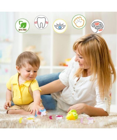 Baby Girl Unicorn Teething Toys 100% Safe Silicone Teether for Babies Infant and Toddler Natural Teething Toy $18.23 Baby Tee...