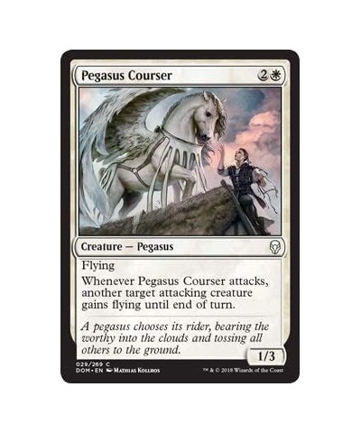 Pegasus Courser - Foil - Dominaria $11.29 Card Games