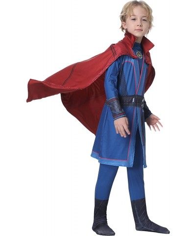 Strange Costume Hero Cosplay Jumpsuit with Cloak Halloween Outfit for Kids Boys $39.23 Kids' Costumes