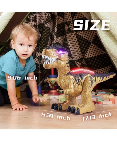 2 Pack Remote Control Dinosaur Toys for Kids 3 4 5 6 7 RC Dinosaur Tyrannosaurus and Spinosaurus Toys Gift for Boys and Girls...