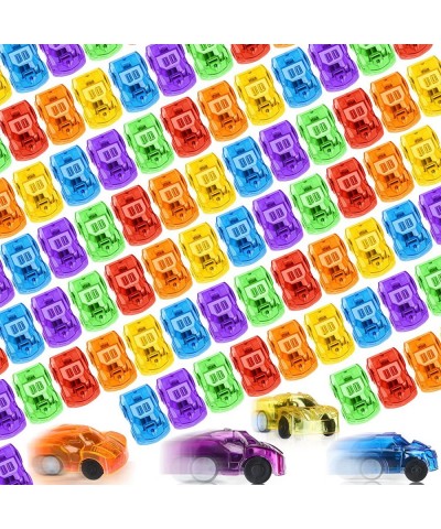 144 Pieces Pull Back Car Party Favors Mini Car Toys Bulk Friction Powered Small Racing Cars Colorful Pullback Vehicles for Bi...