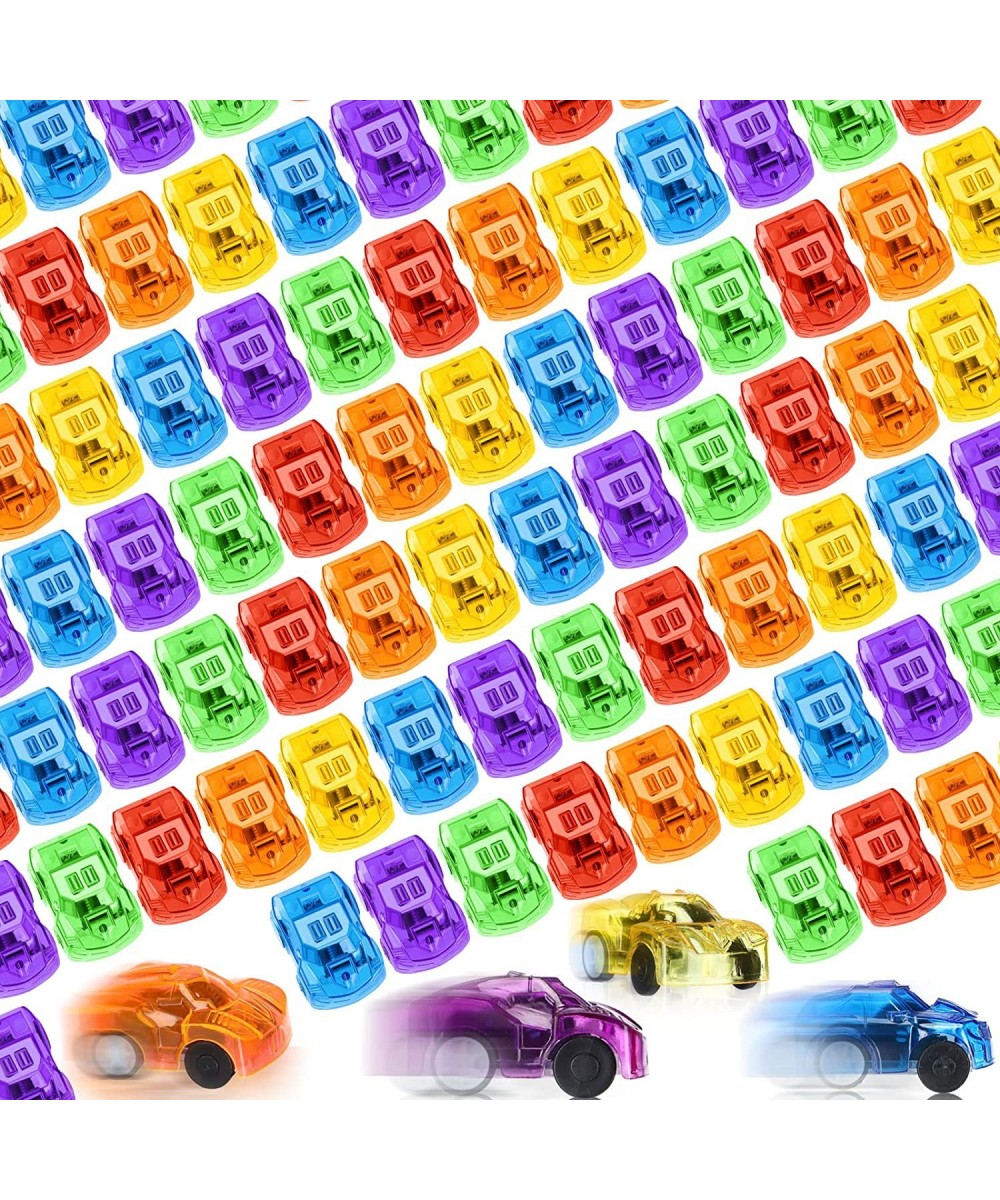 144 Pieces Pull Back Car Party Favors Mini Car Toys Bulk Friction Powered Small Racing Cars Colorful Pullback Vehicles for Bi...