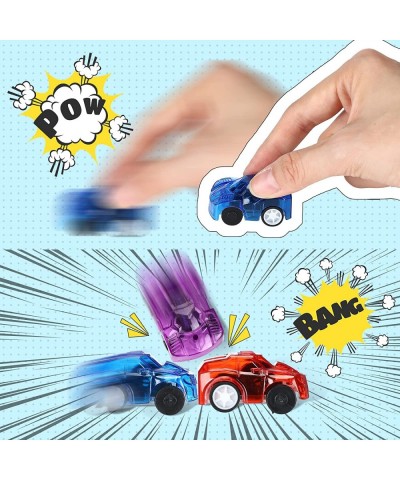 144 Pieces Pull Back Car Party Favors Mini Car Toys Bulk Friction Powered Small Racing Cars Colorful Pullback Vehicles for Bi...