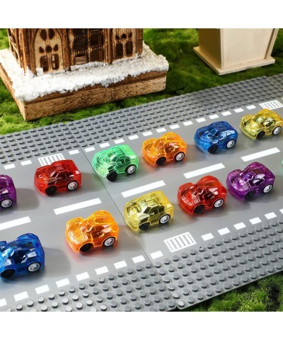 144 Pieces Pull Back Car Party Favors Mini Car Toys Bulk Friction Powered Small Racing Cars Colorful Pullback Vehicles for Bi...