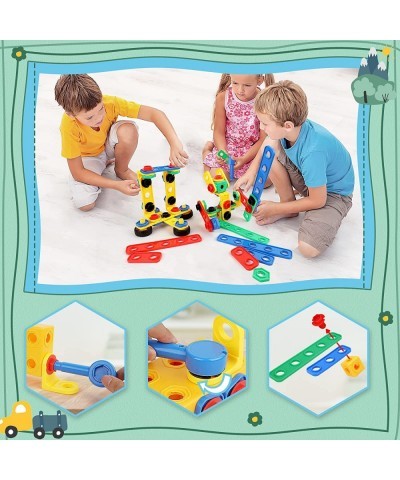 STEM Building Toys 101 PCS Engineering Building Toys with Storage Box Kids Educational Interlocking Building Set Building Toy...