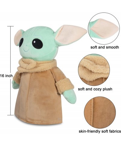 16 Inch Baby Grogu Doll Plush Kids Cute Stuffed Animal Backpack Plush Figure Toys for Girls and Boys $20.97 Plush Figure Toys