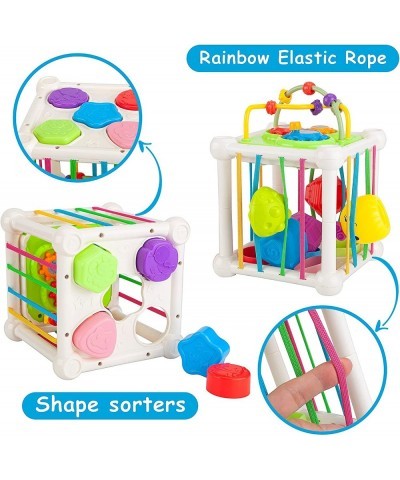 Shape Sorter Toys for Babies 6-12 Months Montessori Sensory Bin Cube with Xylophone Gift for Toddler Boy Girl Age 1 2 3 $30.6...