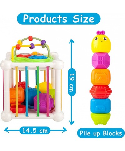 Shape Sorter Toys for Babies 6-12 Months Montessori Sensory Bin Cube with Xylophone Gift for Toddler Boy Girl Age 1 2 3 $30.6...