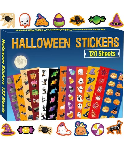 120 Sheets Halloween Stickers for Kids Assortment 1440 Stickers Halloween Mini Stickers for Party Favors Treats Classroom Cra...