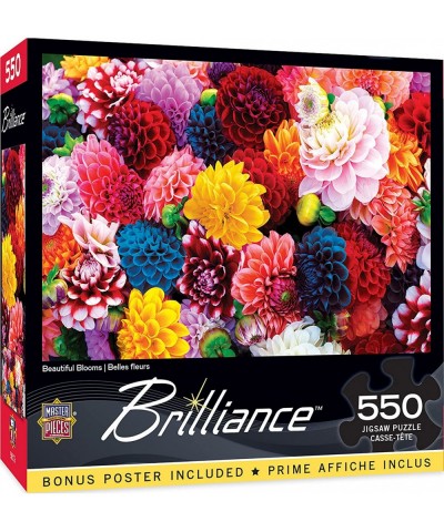 550 Piece Jigsaw Puzzle for Adults Family Or Kids - Beautiful Blooms - 18"x24 $25.60 Jigsaw Puzzles