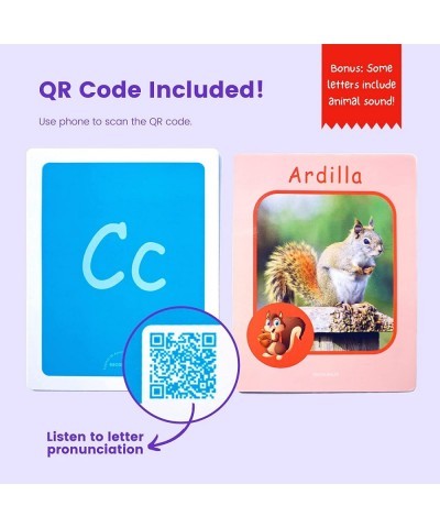 Spanish Flash Cards for Kids with QR Code to Audio| Educational Flash Cards | Spanish Learning for Kids Spanish Flash Cards f...