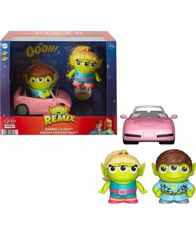 Pixar Alien Action Figures 2-Pack Barbie and Ken Remix Figures with Toy Car Collectible Gifts [Amazon Exclusive] $25.35 Dolls