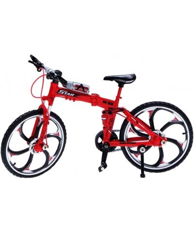 Alloy Foldable Bicycle Toy Mini Finger Mountain Bike Toys Model for Home Office Desktop Decoration (Red) $27.86 Finger Toys