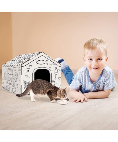 at Play Cat Playhouse Cardboard Playhouse for Cats and Kids $28.40 Kids' Playhouses