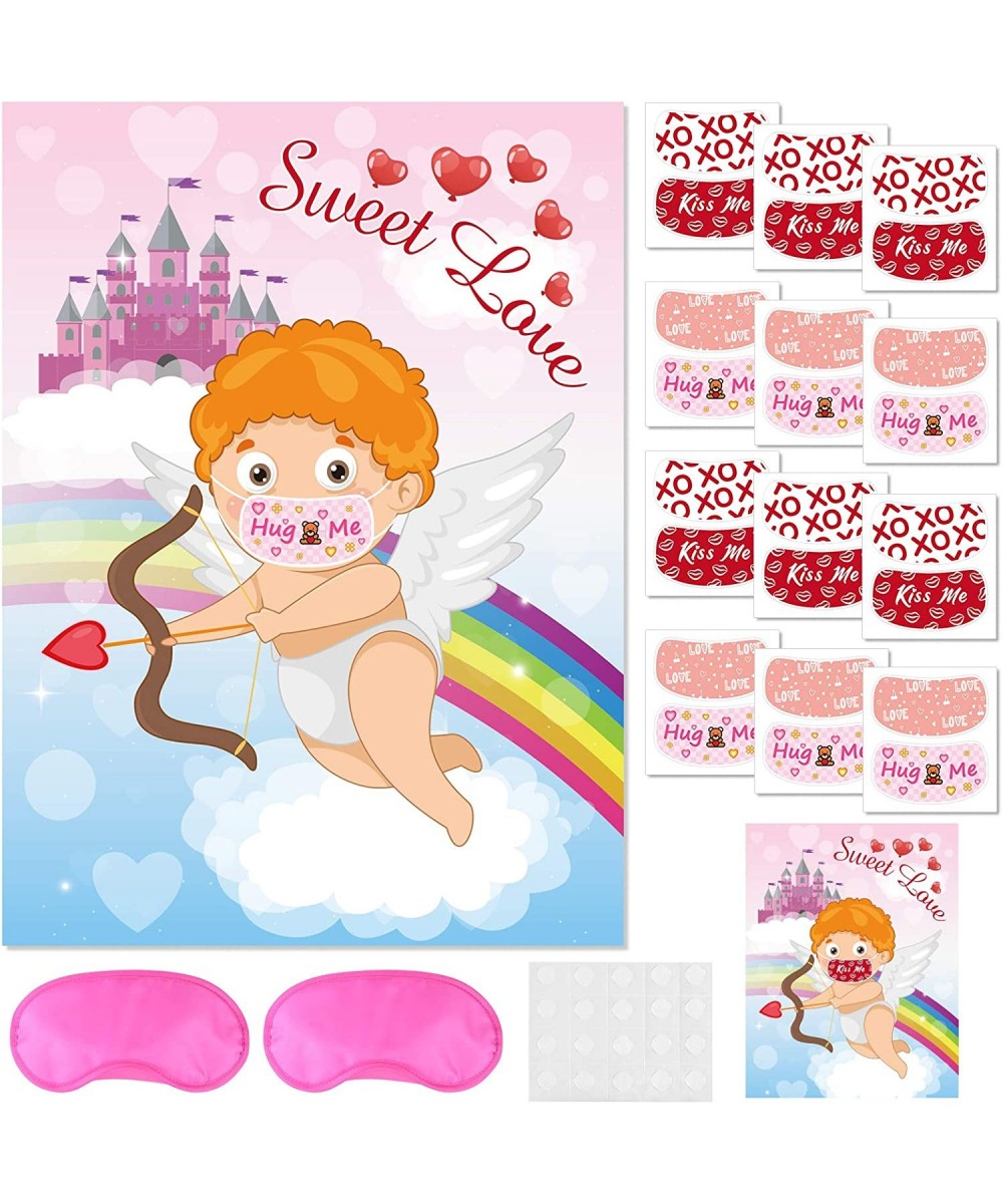 Pin The Cover on The Angel Valentine's Day Pin Party Games for Children Valentine’s Day Family Classroom Activities Valentine...