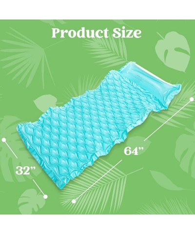 Pocket Inflatable Floating Mat Swimming Pool Mattress Pool Mat Float Raft Lounge 2 Pieces $49.48 Swimming Pool & Outdoor Wate...