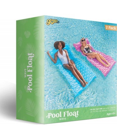 Pocket Inflatable Floating Mat Swimming Pool Mattress Pool Mat Float Raft Lounge 2 Pieces $49.48 Swimming Pool & Outdoor Wate...