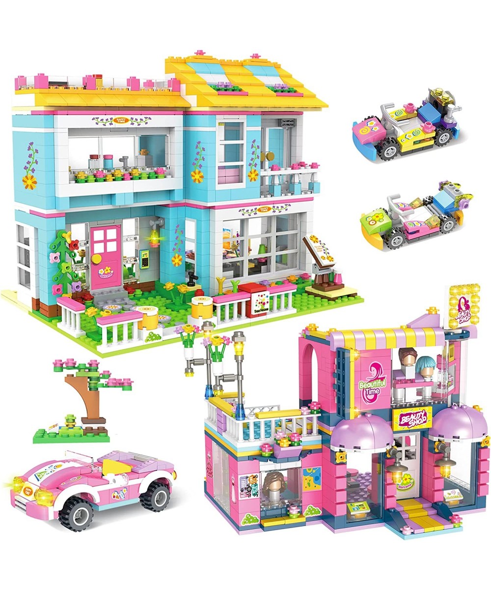 1655 Pieces Friends House Building Blocks Set Hair Salon Creative Toy Building Kit for Kids Best Learning and Roleplay STEM C...