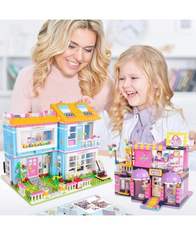 1655 Pieces Friends House Building Blocks Set Hair Salon Creative Toy Building Kit for Kids Best Learning and Roleplay STEM C...